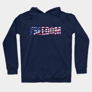 FREEDOM - American Flag Hoodie